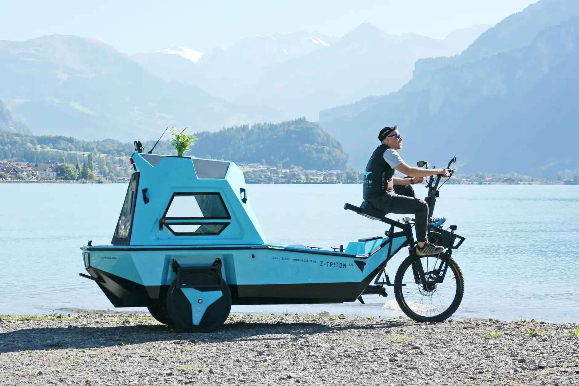 Z-Triton Camper Trike - habitat mobile